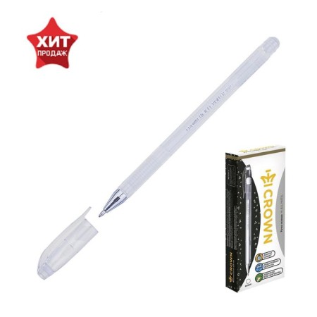 Hella colored handle Crown Hjr-500p, white pastel ink, node 0.7 mm