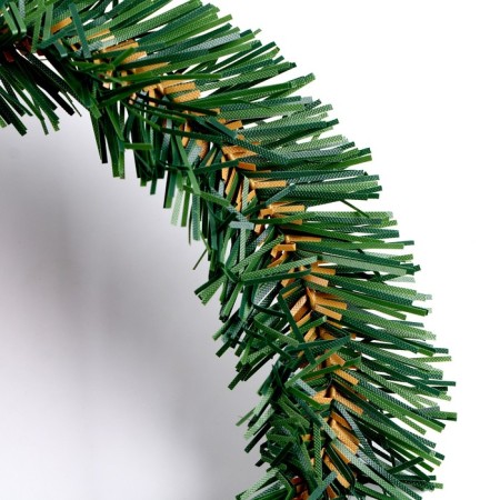 Wire for crafts and decor "needles" length - 5 m, diameter - 5 cm, green color with brown-3