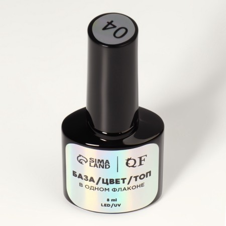 Nail varnish gel, single -phase, 8 ml, LED/UV, pink (04)-3