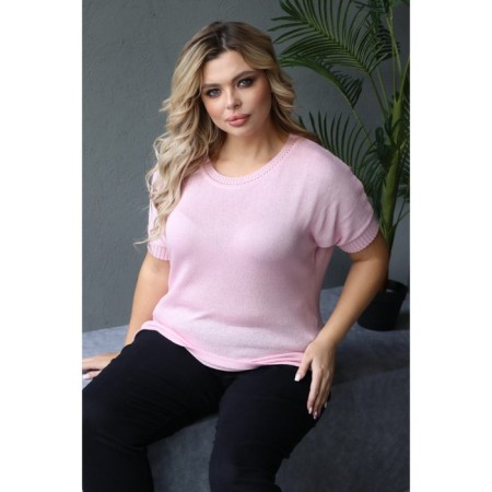 Female jumper, size 54, pink color-5
