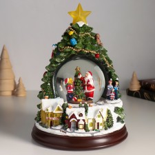 Souvenir Polystone Water Ballion Music, Light 