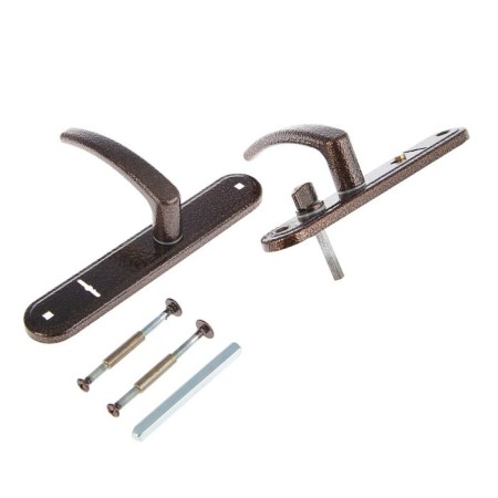 A set of handles "Gardian" 4112 to the castle "Gardian" 3012, polymer coating