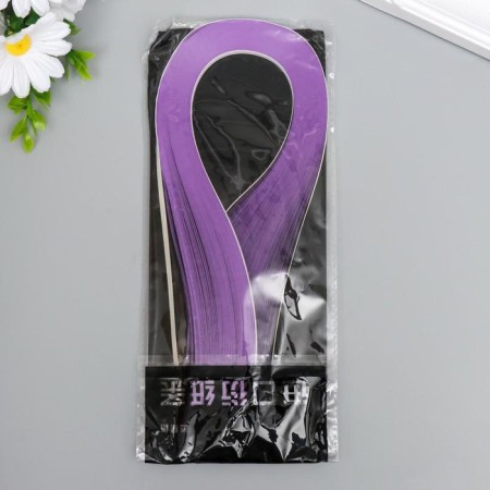 Strips for quilling 120 strips density 120 grams "purple" width 0.5 cm length 53 cm-2