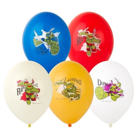 Shar Latex 14 ““ Ninja Turtles ”, pastel, silk, 2 tbsp., Set 25 pcs. Mix-3