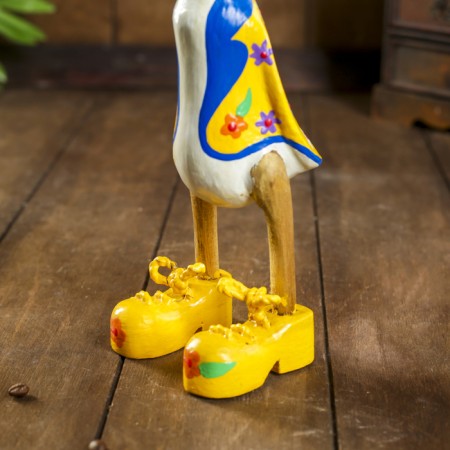 Souvenir "Duck in a yellow summer suit" tree 13x9x27 cm-5