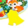Maxi - puzzles toy for playing in the bathtub "New Year tree", 7 details, EVA