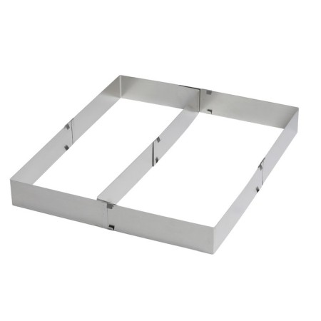 Axentia baking form, square, transformer, 23.5-44x5x20-37 cm-7