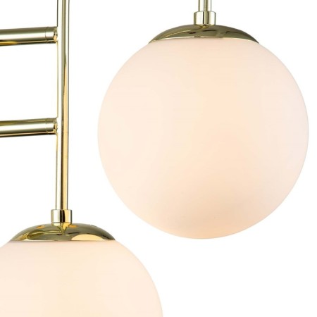 Bra Indigo, 13017/2W Gold. 2x40W, E14, 150x300x375 mm, matte white color-2