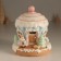 Souvenir Polystone Light "Gingerbread House-Kex, with Santa Claus" Zephyry 12x12x14 cm