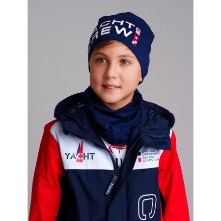 Set for the boy PlayTode: hat and snood, height 56 ​​cm-2