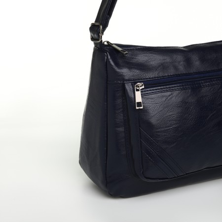Women's bag with lightning, blue color-3