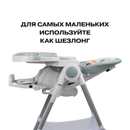 Стульчик для кормления детский Farfello Grace, цвет серый-5