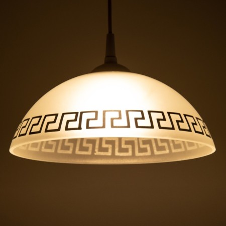 Lamp Bayerlux cap "Aris" 1 lamp E27 40W White D.300-3