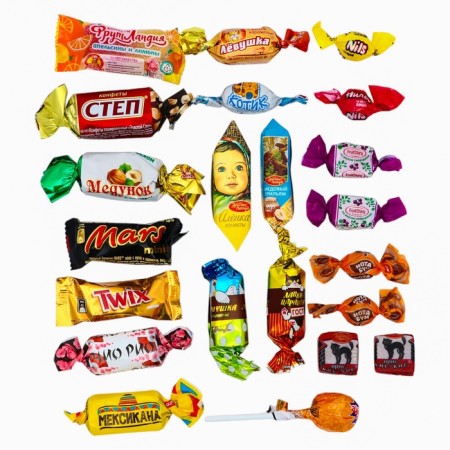 Gift in cardboard packaging "Kinder Cuba" 250 grams New Year's gift set No. 388-3