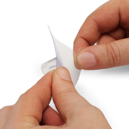 A hook with an adhesive surface of the tundra, transparent, set 4 pcs.-5