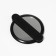A mirror with a handle, folding, bilateral, with an increase, D mirror surface 6.4 cm, black color