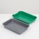 Medium toilet with a mesh of 36 x 26 x 6.5 cm, gray/green