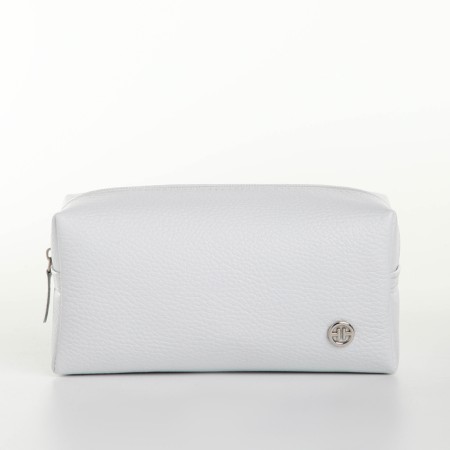 Lightning cosmetic bag, Textura, white color-1