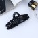 Hair crab "Carol" loop, 8.5x3.5 cm, black