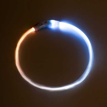 Collar - backlighting ring, charging from USB, up to 70 cm, 3 glow modes, multi -c.-3