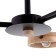 Chandelier 1057/3bk E27 60W black 70x70x55 cm Bayerlux