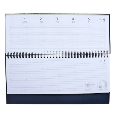 Dated 2024, 294 x 142 mm, 64 sheets, on the crest, Attomex.orion, solid boumvil cover, block 70 g/m2, blue-6