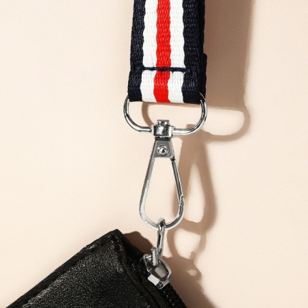 Handle-toe for bags, slings, 20 × 2.5 cm, blue/white/red color-4