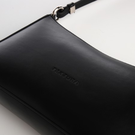 Female bag Textura, small size, black color-5