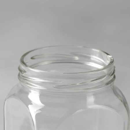 Glass Bank "Quadro", TO-82 mm, 650 ml-1