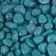 Soil for the aquarium "Galki color, turquoise" 800 g of 8-12 mm