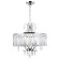 Suspended chandelier Citilux "Inga" CL335181, 59x58x120 cm, 8x60W, e14, gray color