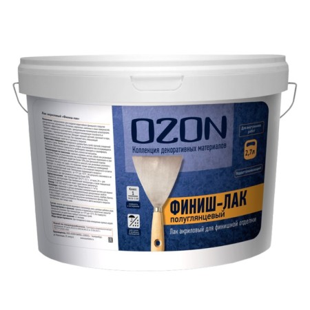 Acrylic varnish Ozon "Finish-LK" 2.7l (2.7 kg)