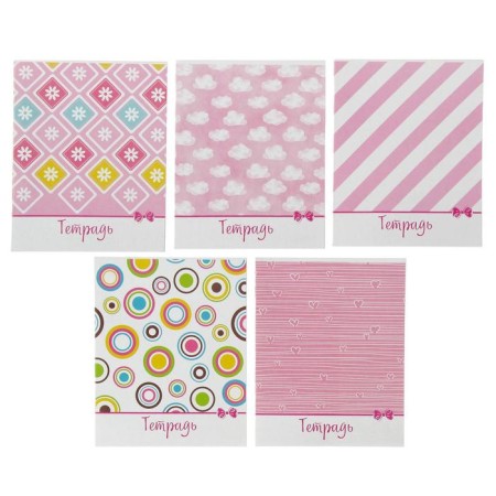 Notebook of 48 sheets in the Calligrata "Patterns" line, cover coated cardboard, offset unit, mix