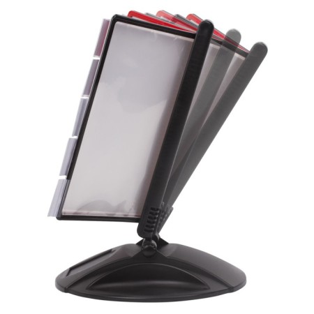Demosystem desktop on 10 A4 panels, Brauberg "Solid", black-3