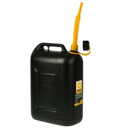 Канистра ГСМ Oktan DIESEL, 25 л, пластиковая, черная-2