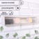 Organizer for storage, hinged, 1 section, with an adhesive base and hooks, 38.7 × 8.5 × 6.5 cm, translucent/white color