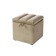 Puf Oslo Mini, 400x400x410, velor light brown