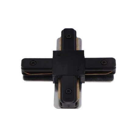 Connector for the Volpe, Q122, G41, X-shaped, single-phase, black-1