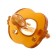 A set of teething, with a holder, a silicone lace, 3 pcs.