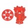 Figure on the stand "Dragon" red 13x8.5cm (set 2 parts)