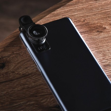 Lyuzon lenses for phone: wide -angle, macro and fish eyes 180 degrees