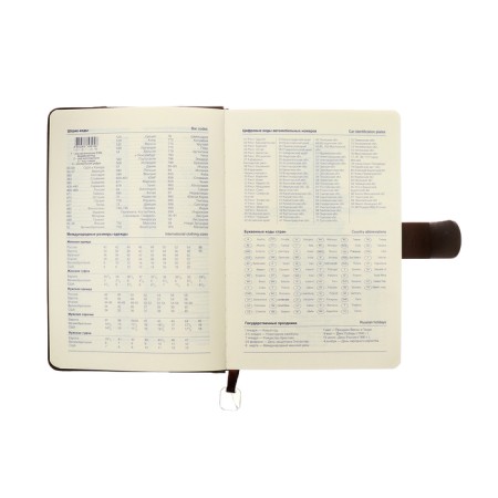 The diary of a non -section A5, 140l, cage, K/deputy, with a pen, in gift. box., brown-10