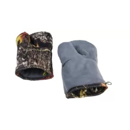 Sibermo fishing mittens, fleece, camouflage-1