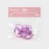 Clamps for Konfinetta confectionery bags, set12 pcs, silicone, purple
