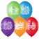Latex ball 14 "Luntik", pastel, set 25 pcs.