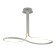 Suspended chandelier Mantra Nur, LED, 3200LM, 2800K, 855x290x650 mm, white color