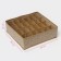 Organizer for storing linen of the Points, 24 cells, 30 × 30 × 10 cm, beige color