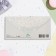 Money envelope "Happy Wedding Day!" Golden flowers on white, 16.5 x 8.5 cm