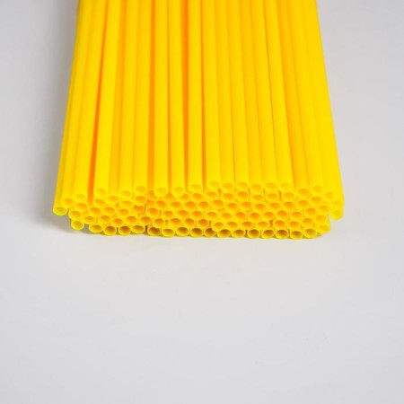 A tube for balls, flagpole and sugar, 41 cm, d = 6 mm, yellow color-1