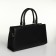 Women's bag with lightning, textura, average size, black color